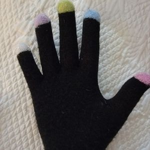 Ladies Pompom Gloves (Non touchscreen)